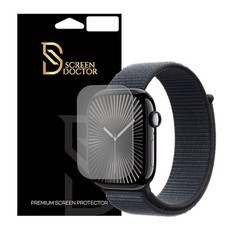 스크린닥터 스마트워치 10/9/8/7/6/5/4 SE 2 지문방지 액정보호필름 3매 40mm / 41mm / 42mm / 44mm / 45mm / 46mm, 애플워치10 46mm