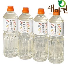 새마원 만능 요리용청주 맛술 요리술 요리주, 4개, 1L