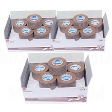 3M 마이크로포 종이반창고 2.5cm 살색 12롤-3박스