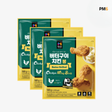 목우촌 버터구이 치킨 봉 야식, 500g, 3개