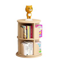 Montheria 회전책장 아기책장 코너책장 책장 B916-241, 2층