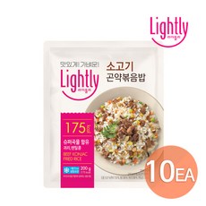 [라이틀리] 소고기 곤약볶음밥 200g x 10개, 상세 설명 참조, 상세 설명 참조, 상세 설명 참조