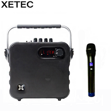 세텍 EV-8800S 150W 블루투스 강의용 스피커 이동식 앰프 휴대용 포터블 앰프, 1채널, 무선 핸드마이크 1개