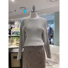 [현대백화점]ZOOC(쥬크)(Z204KSK001)라운드 골지니트