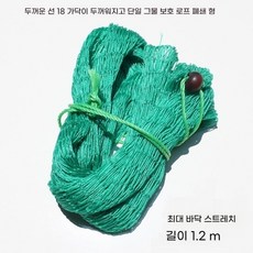 차량용 그물망 3m x 4m, 1.8m 4가닥 편조소켓네트 하단55cm, 1개