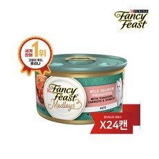 팬시피스트 메들리 파테 프리마베라 연어 85g, 24개