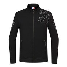 까스텔바작 남성 아트웍 트레이닝 집업 티셔츠 BGBSTJ001BK