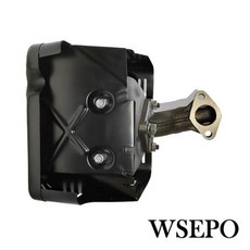머플러 배기 소음기 어셈블리. 가솔린 엔진에 적합 182F GX340 클론 346CC, 1개