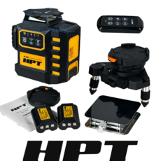 HPT 레이저 레벨기 HL-3AG 풀세트 전자식 그린 레이저 측정기 수직 수평 C타입 충전, 1개