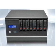 나스 NAS 8베이 케이스 하드 디스크 네트워크 서버 온도 제어, 1개, 8베이 온도조절 NAS(검정)