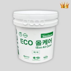 네오케미칼 ECO 올케어 규조토 탄성코트 친환경 결로보완 단열 베란다 학교 병원 실내 페인트, 1개, 17.5kg, 백색 단품