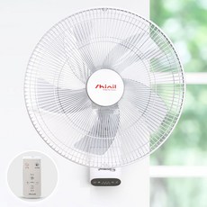 신일 5엽 16형 7시간타이머 벽걸이선풍기 리모컨형업소용 사무실 가정용 벽선풍기, 단품