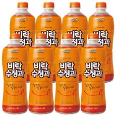 비락수정과 1.5L PET 8개 간식 겨울 아이들 회사 집 휴게실 탕비실 학교 자취필수 과자