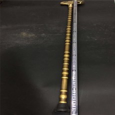 신사 수집 구리 골동품 워킹 스틱 동기의 순동꼭지팡이 동지팡이 지팡이 지팡이, 01 용머리 지팡이, 1개