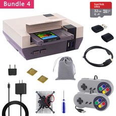 라즈베리파이 4 RETROFLAG Raspberry Pi NESPi CASE Support Safe Shutdown with SSD Case [A00040875], 04-Bundle4-40875