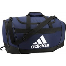 adidas Defender III 미디엄 더플 백 Collegiate Blue / Black / White One Size, 단일옵션
