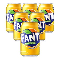 환타 파인애플, 355ml, 6개