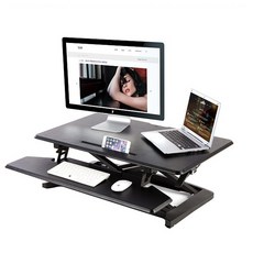 스파인데스크 높이조절 스탠딩책상, Y5L-듀얼용블랙