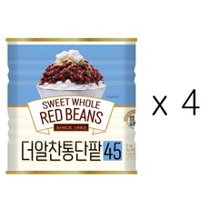 대두식품 화과방 더알찬통단팥45 3kg 4개(1박스), 4개