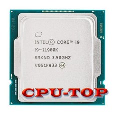 텔 코어 i9-11900K 8 16레드 CPU 프로세서 i9 11900K 3.5 GHz 16M 125W LGA 1200 팬 - 11900k