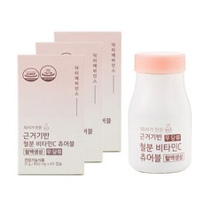 의사가 만든 닥터에비던스 근거기반 맛있는 레몬맛 철분 비타민C 츄어블 2개월분, 60개입, 3개, 60정