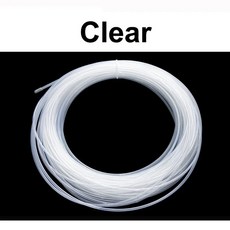 1M FEP PTFE 튜브 ID 0 5 1 2 3 4 6 7 8 10 12 14 16 18 20 mm F46 절연 호스 경질 파이프 600V 3D 프린터 액세서리, 03 Clear, 12 18x20 0.5M X2pcs, 2개