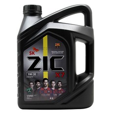 가솔린엔진오일 합성엔진오일 ZIC X7 5W/30 4L, 1개