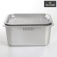 스텐304 설거지통+뚜껑겸용 트레이세트(CN9615), 상세페이지 참조, 1개