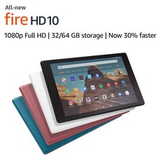 아마존 파이어 fire hd 10 태블릿 pc 올뉴 All New 2019 버전 PC, 플럼(32GB), 파이어 HD 10