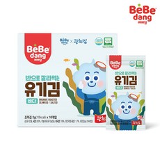 [베베당] 반으로 잘라먹는 유기김 바다(조미) (1박스10개입) - 베베당김