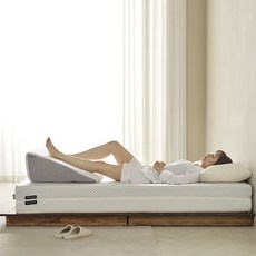 홈앤힐 다리편한 고밀도 삼각 등받이 쿠션 다리베개 (기능성 쿨링커버)