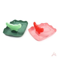 냄비뚜껑 조리도구 받침대, 핑크, 1개