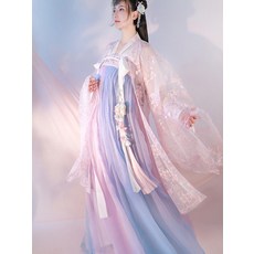 해외 중국 전통 한푸 여성학생스커트