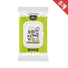 고양이 입냄새 제거 치아깨끗 티슈 30매 5개 (WE85747)