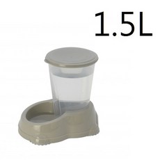 애완동물 식수 식기 사료 그릇 급수기 1.5L 그레이 * GS * CD5 * U_N_6CB7D5YB, 은하계쿠팡 1