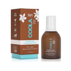COOLA 쿨라 오가닉 선레스 탠 안티 에이징 페이스 세럼 50ml Organic Sunless Tan Anti-Aging Face Serum 선크림, 1개, 1ml