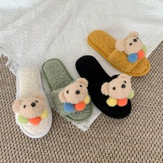 여성 곰돌이 털슬리퍼 ws-3062 루이지
