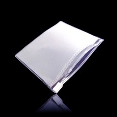 (BM) 실속 반투명 지퍼백 PVC 18cmX18cm 파우치 50매, 반투명_두께0.2mm kdongmall 정성배송 박죠