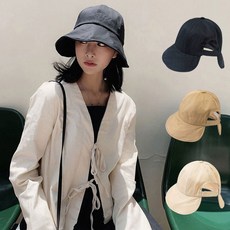 1+1+1 여성 버킷햇 보넷 모자 벙거지모자