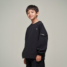 [매장정품] 내셔널지오그래픽 키즈 K243USW940 판테라 우븐 맨투맨 CARBON팬텀블랙