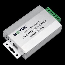 UOTEK USB-RS-232 변환기 RS232-USB-A 어댑터 커넥터 광학 절연 UT-8102 포함, 한개옵션0, 1개, 한개옵션1