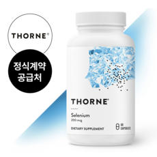 쏜리서치 셀레늄 200mcg 캡슐, 60정, 3개