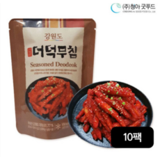 강원도산골더덕무침 강원도 산골 더덕무침 10팩, 20개, 100g