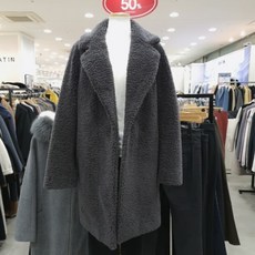 쉬즈미스 뽀글이 인조무스탕 반코트-SSUCTJ45510-DG
