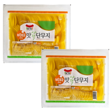 일가집 비타맛 사각단무지 3kg 2개