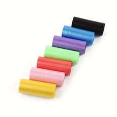 고양이용 애완 동물 똥 가방 야외 산책용 강아지 배변 롤, 1.10pc Random Color, 1개