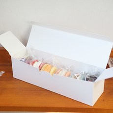 종이나라 마카롱상자 10구 핑크 화이트, 10개, 2365