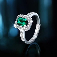 사각에메랄드반지