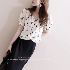 퍼프블라우스도안