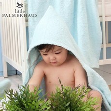 바보사랑 메이슨 후드타올 오가닉 울트라소프트 아기목욕가운 1장.테리파머(무료배송)